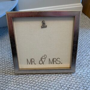 Nielson Bainbridge Gold Frame with Cream Mat "MR. & MRS."